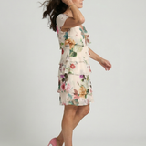 Silas | Robe Midi en Pétales Raffinés