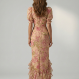 Vianne | Robe Maxi à Col Montant Doux