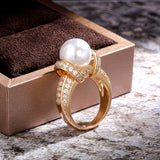 La Bague Couronne Perle