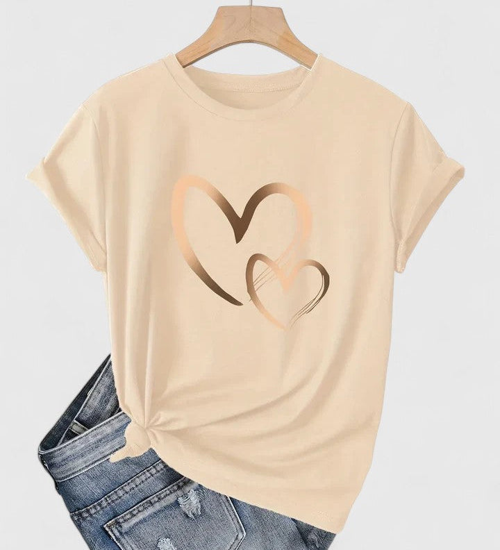 Lea | T-shirt confortable à manches courtes.