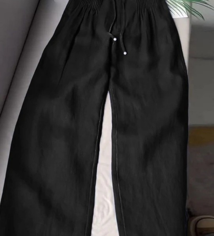 Camille | Pantalon Élegant à Jambe Large