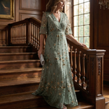 Selora | Robe Maxi Halter Bloom Flow
