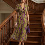 Virel | Robe Midi Florale Détendue