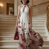 Orlune | Robe Maxi Plissée Blanche