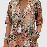 Monica | Robe Midi Florale Élégante