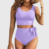 Marianne | Ensemble de Bikini Deux Pièces Taille Haute