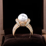La Bague Couronne Perle