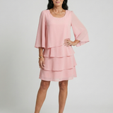 Della | Robe à manches évasées et longueur genou