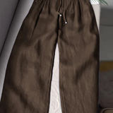 Camille | Pantalon Élegant à Jambe Large