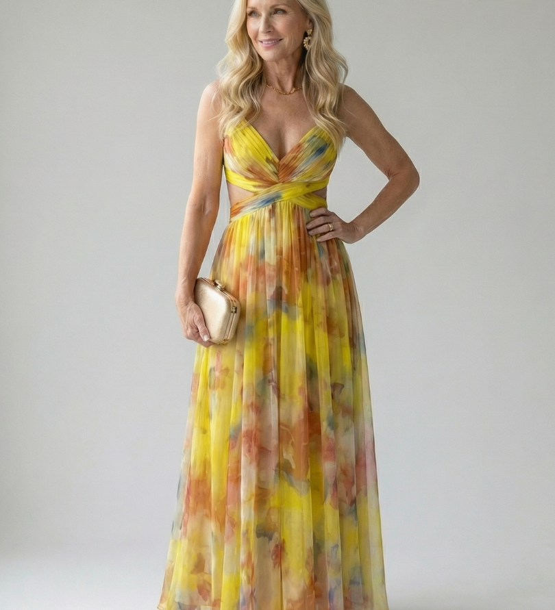 Isel | Robe Maxi à Enveloppe Douce