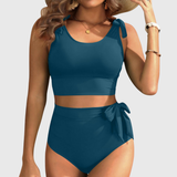 Marianne | Ensemble de Bikini Deux Pièces Taille Haute