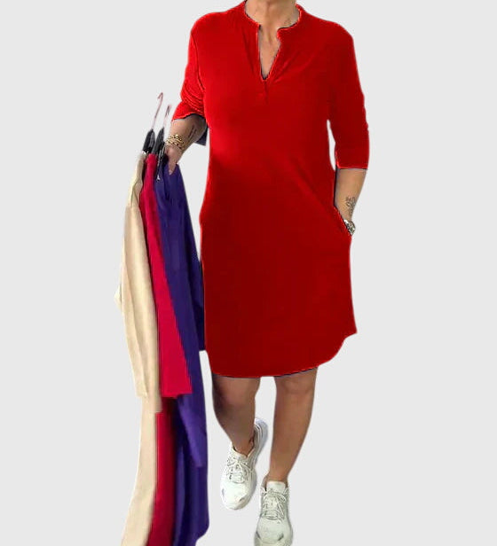 Clarissa | Robe V-Cou Unie