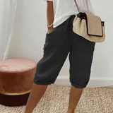Fenley | Shorts Capri en Lin à Cordon