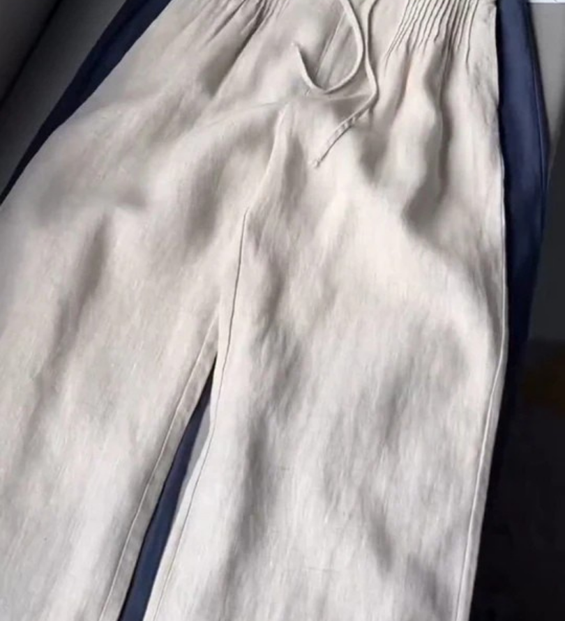 Camille | Pantalon Élegant à Jambe Large