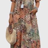 Monica | Robe Midi Florale Élégante