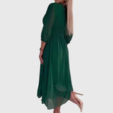 Norma | Robe en Chiffon Soie Léger