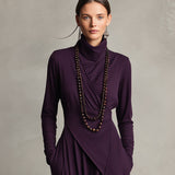 Natalia | Robe Maxi Tricot Asymétrique