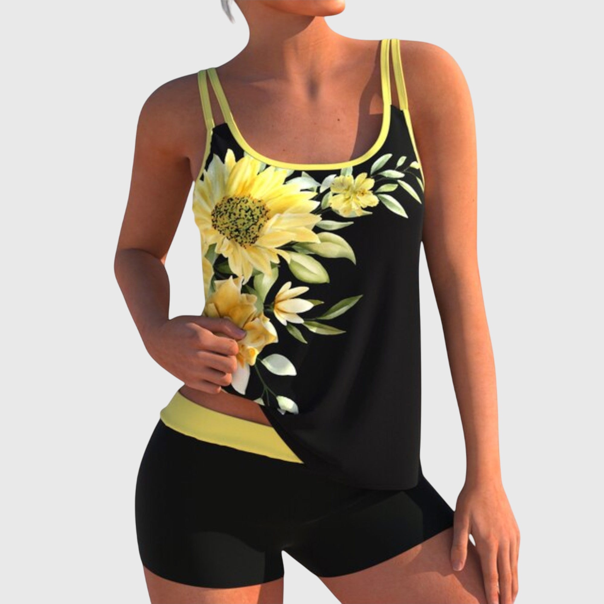 Marguerite | Maillot de bain floral deux pièces