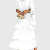 Bernadette | Robe Élégante Longue et Fluide