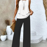 Ovelynra™ | Ensemble Haut Sans Manches et Pantalon Large