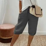 Fenley | Shorts Capri en Lin à Cordon