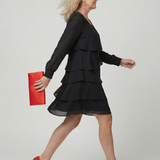 Kirax | Robe à couches propre longueur genou