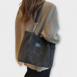Aurélie | Sac à bandoulière en cordon doux