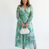 Althea | Robe Maxi Fleurie à Manches Longues