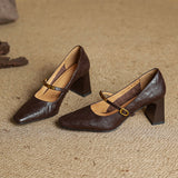 Pompes en cuir Marleon