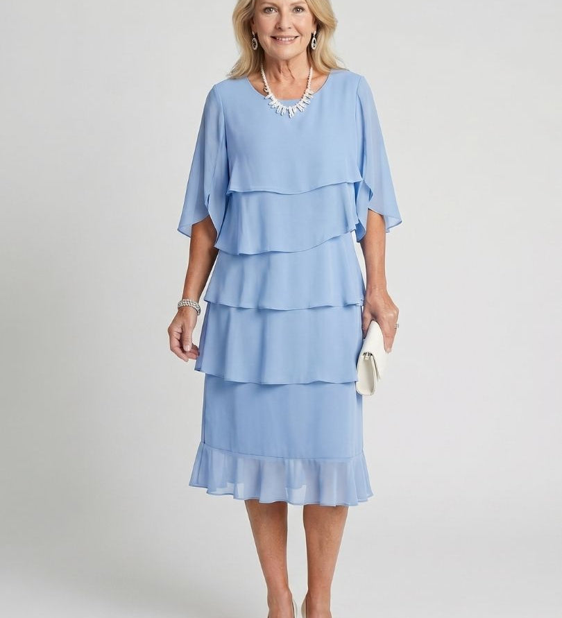 Brent | Robe Midi à Volants