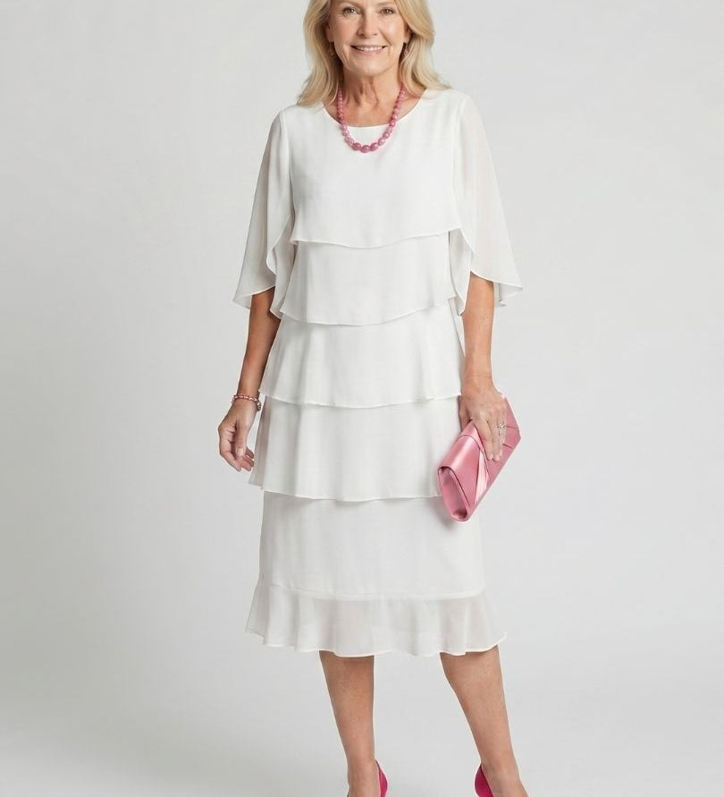 Brent | Robe Midi à Volants