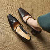 Pompes en cuir Marleon