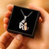 Pendentif Collier Chat Câlin