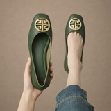 Orchard Leather Ballet Flats