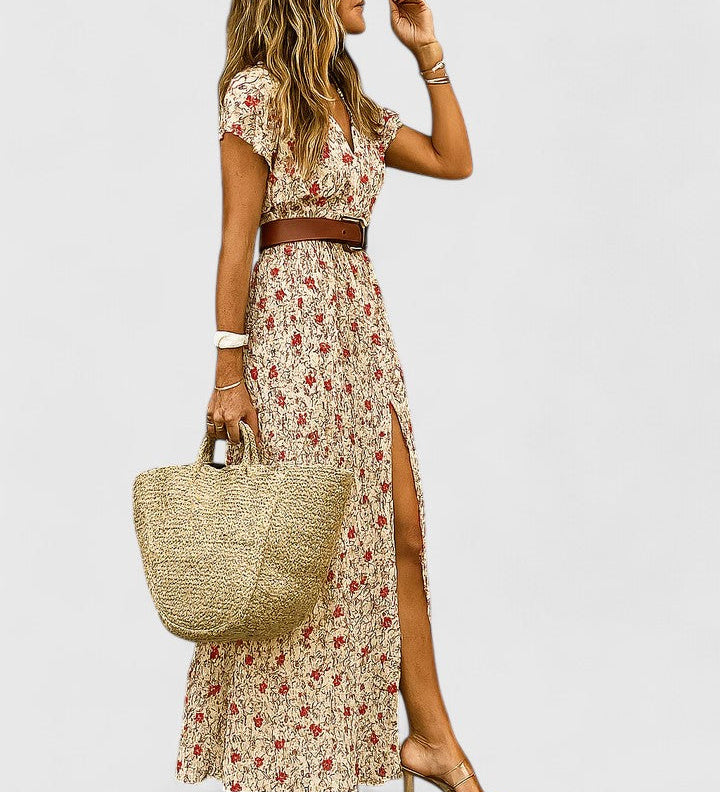 Lygia | Robe Maxi Bohème Élégante