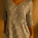 Vintage Women's Floral Knitted Jumper