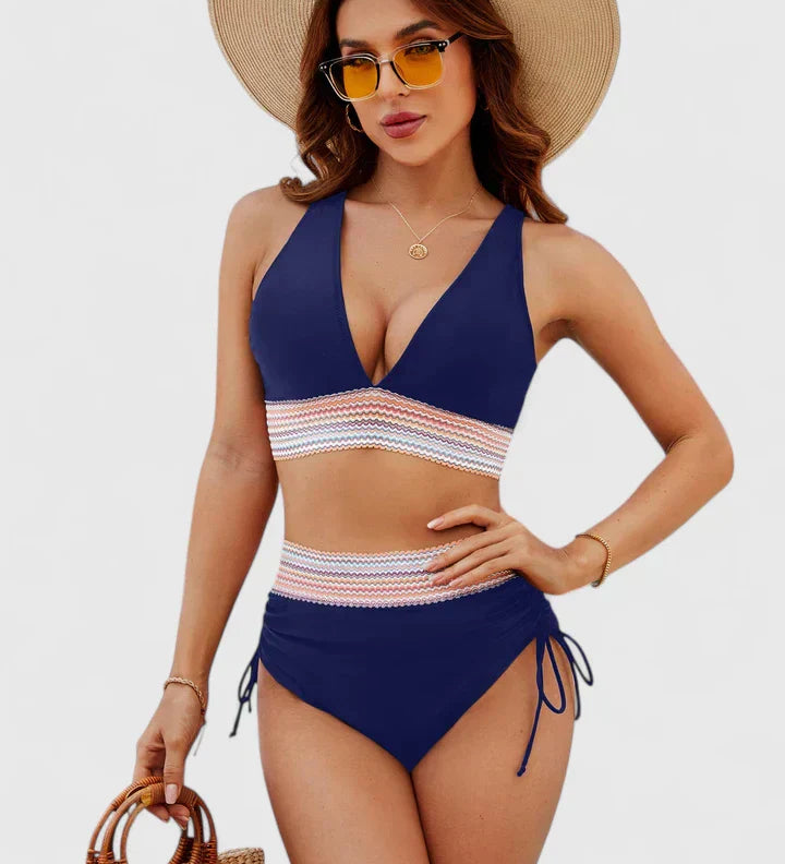 Loretta | Ensemble de Bikini Élevé Élégant