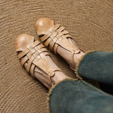 Ballerines en Cuir Véritable Solene Dalia