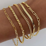 Ensemble de Bracelets Superposés Ellis