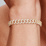 Bracelet Cubain Pave