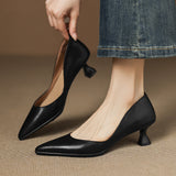 Talons chat en cuir Calenne