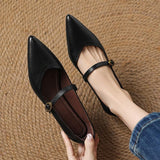 Escarpins chatons en cuir Eloria