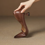 Talons chat en cuir Calenne