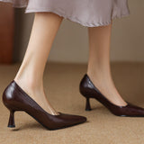 Escarpins Cymara en cuir