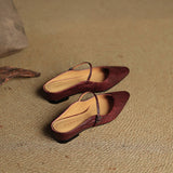 Orella | Mules en Cuir Véritable