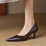 Escarpins Cymara en cuir