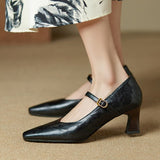 Orvane Mary Jane en cuir