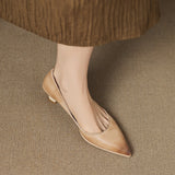 Talons chat en cuir Calenne