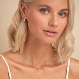 Collier initial en lettres d'amour | Or