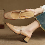 Mules en Cuir Meyra